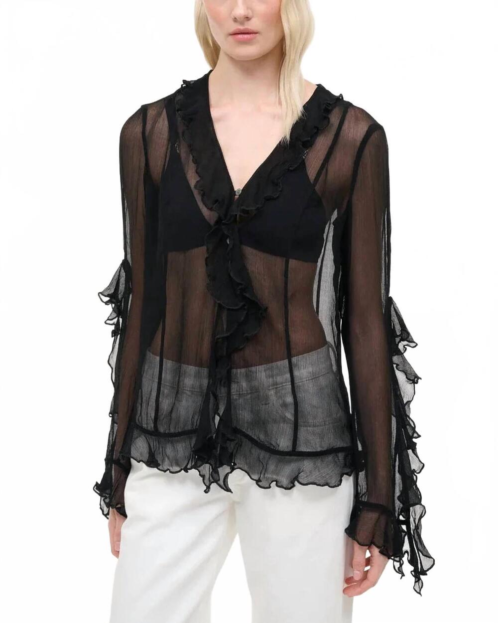 NEW STAUD kellcy top in black